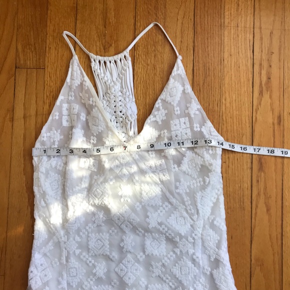REBECCA MINKOFF Falcon White Lace Dress SZ 2 - Picture 11 of 11